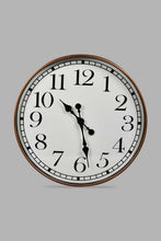 Load image into Gallery viewer, Redtag-Gold-Classic-Wall-Clock-Colour:Gold,-Filter:Home-Decor,-HMW-HOM-Wall-Clock,-New-In,-New-In-HMW-HOM,-Non-Sale,-S22A,-Section:Homewares-Home-Decor-