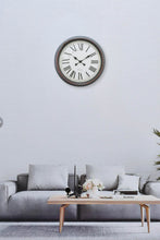 Load image into Gallery viewer, Redtag-Brown-Roman-Wall-Clock-Wall-Clock-Home-Decor-