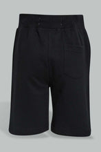 تنزيل الصورة على معرض الصور، Redtag-Black-Elasticated-Shorts-Active-Shorts-Boys-2 to 8 Years