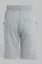 تنزيل الصورة على معرض الصور، Redtag-Mid-Grey-Elasticated-Shorts-Active-Shorts-Boys-2 to 8 Years