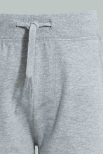 تنزيل الصورة على معرض الصور، Redtag-Mid-Grey-Elasticated-Shorts-Active-Shorts-Boys-2 to 8 Years