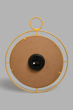 Load image into Gallery viewer, Redtag-Gold-Metal-Pendulum-Ring-Big-Circular-Clock-Wall-Clock-Home-Decor-