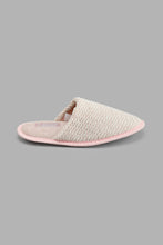 تنزيل الصورة على معرض الصور، Redtag-Pink-Closed-Toe-Slipper-With-Lurex-Thread-Colour:Pink,-Filter:Women's-Footwear,-New-In,-New-In-Women-FOO,-Non-Sale,-S22A,-Section:Women,-Women-Slippers-Women's-