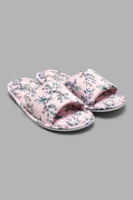 تنزيل الصورة على معرض الصور، Redtag-Pink-Floral-Satin-Print-Colour:pink,-Filter:Women's-Footwear,-New-In,-New-In-Women-FOO,-Non-Sale,-S22A,-Section:Women,-Women-Slippers-Women's-