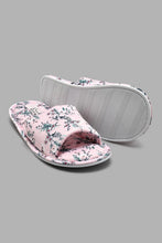 تنزيل الصورة على معرض الصور، Redtag-Pink-Floral-Satin-Print-Colour:pink,-Filter:Women's-Footwear,-New-In,-New-In-Women-FOO,-Non-Sale,-S22A,-Section:Women,-Women-Slippers-Women's-