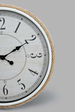 Load image into Gallery viewer, Redtag-White-Nautical-Wall-Clock-Wall-Clock-Home-Decor-