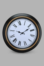 Load image into Gallery viewer, Redtag-Black-Modern-Roman-Wall-Clock-Wall-Clock-Home-Decor-