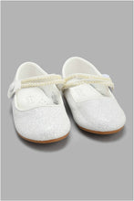 Load image into Gallery viewer, Redtag-White-Glitter-Ballerina-Ballerinas-Infant-Girls-1 to 3 Years