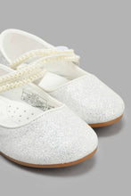 Load image into Gallery viewer, Redtag-White-Glitter-Ballerina-Ballerinas-Infant-Girls-1 to 3 Years