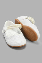 Load image into Gallery viewer, Redtag-White-Glitter-Ballerina-Ballerinas-Infant-Girls-1 to 3 Years