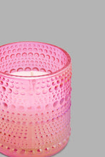 Load image into Gallery viewer, Redtag-Marrakesh-Embossed-Glass-Jar-Candle-Candles-Home-Decor-