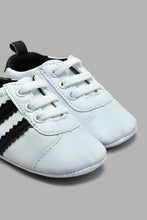 Load image into Gallery viewer, Redtag-White-Pram-Shoe-Colour:White,-Filter:Baby-Footwear-(0-to-18-Mths),-NBF-Casual-Shoes,-New-In,-New-In-NBF-FOO,-Non-Sale,-S22A,-Section:Kidswear-Baby-0 to 18 Months