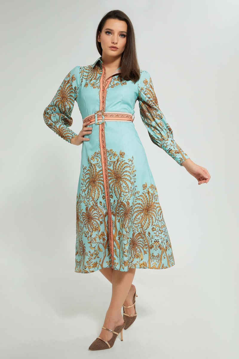 Redtag-Assorted-Printed-Long-Dress-With-Belt-Dresses-Women's-