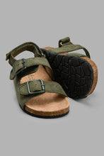 Load image into Gallery viewer, Redtag-Taupe-Cork-Sandal-Sandals-Infant-Boys-1 to 3 Years