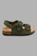 Load image into Gallery viewer, Redtag-Taupe-Cork-Sandal-Sandals-Infant-Boys-1 to 3 Years