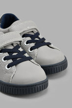 Load image into Gallery viewer, Redtag-Grey-Star-Print-Sneaker-Sneakers-Infant-Boys-1 to 3 Years