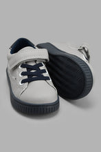 Load image into Gallery viewer, Redtag-Grey-Star-Print-Sneaker-Sneakers-Infant-Boys-1 to 3 Years
