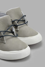 Load image into Gallery viewer, Redtag-Grey-Lace-Up-Plimsoll-Plimsolls-Infant-Boys-1 to 3 Years