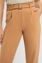 Load image into Gallery viewer, Redtag-Sand-Cargo-Pant-With-Belt-Trousers-Women's-0