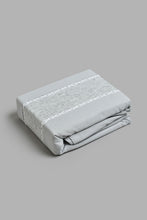 تنزيل الصورة على معرض الصور، Redtag-Grey-2-Pieces-Duvet-Cover-Set-With-Lace-(Single-Size)-Duvet-Covers-Home-Bedroom-