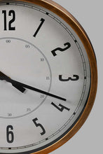 Load image into Gallery viewer, Redtag-Brown-Wooden-Hanging-Loop-Wall-Clock-Colour:Brown,-Filter:Home-Decor,-HMW-HOM-Wall-Clock,-New-In,-New-In-HMW-HOM,-Non-Sale,-S22A,-Section:Homewares-Home-Decor-