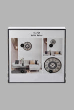 Load image into Gallery viewer, Redtag-Brown-Roman-Elegant-Wall-Clock-Colour:Brown,-Filter:Home-Decor,-HMW-HOM-Wall-Clock,-New-In,-New-In-HMW-HOM,-Non-Sale,-S22A,-Section:Homewares-Home-Decor-