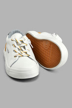 Load image into Gallery viewer, Redtag-White-Lace-Up-Sneaker-Colour:White,-Filter:Boys-Footwear-(1-to-3-Yrs),-INB-Casual-Shoes,-New-In,-New-In-INB-FOO,-Non-Sale,-S22A,-Section:Kidswear-Infant-Boys-1 to 3 Years