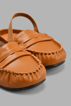 Load image into Gallery viewer, Redtag-Brown-Mule-With-Elastic-Back-Strap-Mules-Infant-Boys-1 to 3 Years