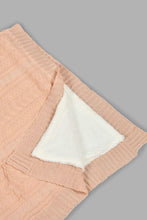 Load image into Gallery viewer, Redtag-Pale-Knit/-Sherpa-Reversible-Throw-Throws-Home-Bedroom-