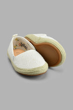Load image into Gallery viewer, Redtag-White-Embroidered-Espadrilles-Colour:White,-Filter:Girls-Footwear-(1-to-3-Yrs),-ING-Casual-Shoes,-New-In,-New-In-ING-FOO,-Non-Sale,-S22A,-Section:Kidswear-Infant-Girls-1 to 3 Years