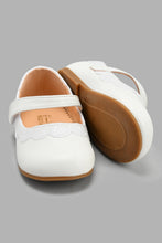 Load image into Gallery viewer, Redtag-White-Glitter-Trim-Ballerina-Ballerinas-Infant-Girls-1 to 3 Years