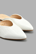 تنزيل الصورة على معرض الصور، Redtag-White-Closed-Toe-Woven-Mule-Colour:White,-Filter:Women's-Footwear,-New-In,-New-In-Women-FOO,-Non-Sale,-S22A,-Section:Women,-Women-Casual-Shoes-Women's-