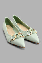 Load image into Gallery viewer, Redtag-Mint-Pointy-Shoe-With-Trim-Colour:Mint,-Filter:Women's-Footwear,-New-In,-New-In-Women-FOO,-Non-Sale,-S22A,-Section:Women,-Women-Casual-Shoes-Women's-