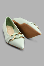 Load image into Gallery viewer, Redtag-Mint-Pointy-Shoe-With-Trim-Colour:Mint,-Filter:Women's-Footwear,-New-In,-New-In-Women-FOO,-Non-Sale,-S22A,-Section:Women,-Women-Casual-Shoes-Women's-