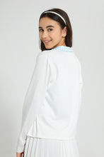 Load image into Gallery viewer, Redtag-White-Collared-Top-With-Inner-Blouses-Senior-Girls-9 to 14 Years