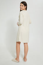 تنزيل الصورة على معرض الصور، Redtag-Beige-Melange-Mickey-Mouse-Night-Dress-With-Eye-Mask-Nightshirts-Senior-Girls-9 to 14 Years