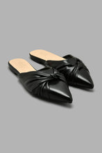 Load image into Gallery viewer, Redtag-Black-Knot-Closed-Toe-Mule-Mules-Women's-