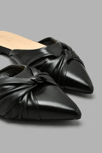 Load image into Gallery viewer, Redtag-Black-Knot-Closed-Toe-Mule-Mules-Women's-