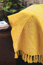 تنزيل الصورة على معرض الصور، Redtag-Yellow/White-Texture-Throw-Throws-Home-Bedroom-