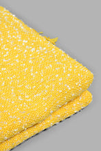 تنزيل الصورة على معرض الصور، Redtag-Yellow/White-Texture-Throw-Throws-Home-Bedroom-