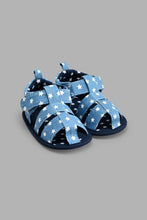 Load image into Gallery viewer, Redtag-Denim-Pram-Shoe-Colour:Denim,-Filter:Baby-Footwear-(0-to-18-Mths),-NBF-Casual-Shoes,-New-In,-New-In-NBF-FOO,-Non-Sale,-S22B,-Section:Kidswear-Baby-0 to 18 Months