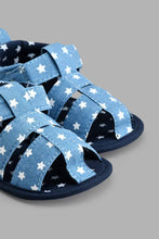 Load image into Gallery viewer, Redtag-Denim-Pram-Shoe-Colour:Denim,-Filter:Baby-Footwear-(0-to-18-Mths),-NBF-Casual-Shoes,-New-In,-New-In-NBF-FOO,-Non-Sale,-S22B,-Section:Kidswear-Baby-0 to 18 Months
