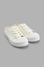 Load image into Gallery viewer, Redtag-White-Slip-On-Leisure-Sneaker-Colour:White,-Filter:Women's-Footwear,-New-In,-New-In-Women-FOO,-Non-Sale,-S22A,-Section:Women,-Women-Trainers-Women's-