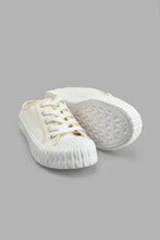 Load image into Gallery viewer, Redtag-White-Slip-On-Leisure-Sneaker-Colour:White,-Filter:Women's-Footwear,-New-In,-New-In-Women-FOO,-Non-Sale,-S22A,-Section:Women,-Women-Trainers-Women's-