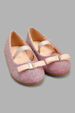Load image into Gallery viewer, Redtag-Pink-Bow-Trim-Ballerina-Ballerinas-Infant-Girls-1 to 3 Years