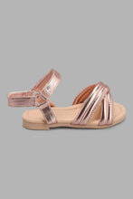 Load image into Gallery viewer, Redtag-Pink-Crossover-Strap-Sandal-Sandals-Infant-Girls-1 to 3 Years