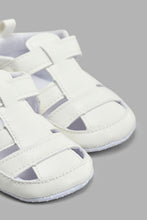 Load image into Gallery viewer, Redtag-White-Pram-Shoe-Pumps-Baby-0 to 18 Months