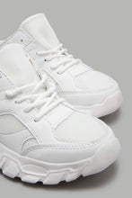 Load image into Gallery viewer, Redtag-White-Open-Back-Sneaker-Mule-Colour:White,-Filter:Women's-Footwear,-New-In,-New-In-Women-FOO,-Non-Sale,-S22A,-Section:Women,-Women-Trainers-Women's-