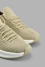 Load image into Gallery viewer, Redtag-Taupe-Fly-Knit-Sneaker-Colour:Taupe,-Filter:Women's-Footwear,-New-In,-New-In-Women-FOO,-Non-Sale,-S22A,-Section:Women,-Women-Trainers-Women's-