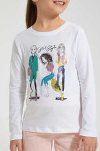 تنزيل الصورة على معرض الصور، Redtag-White-Girl-Print-T-Shirt-Colour:White,-Filter:Girls-(2-to-8-Yrs),-Girls-T-Shirts,-New-In,-New-In-GIR,-Non-Sale,-S22A,-Section:Kidswear,-TBL-Girls-2 to 8 Years